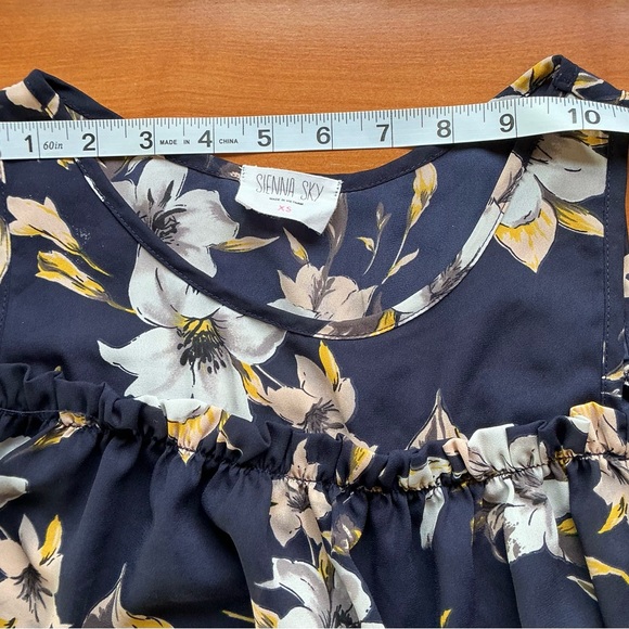 Sienna Sky Black Floral Off-Shoulder Blouse - Picture 5 of 6